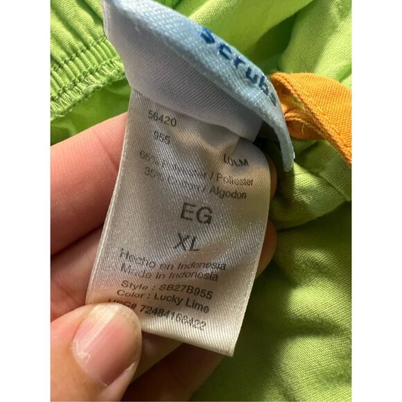 SB Scrubs Lucky Lime Green Scrub Pants Woman’s Size XL -FLAWED - Picture 9 of 15